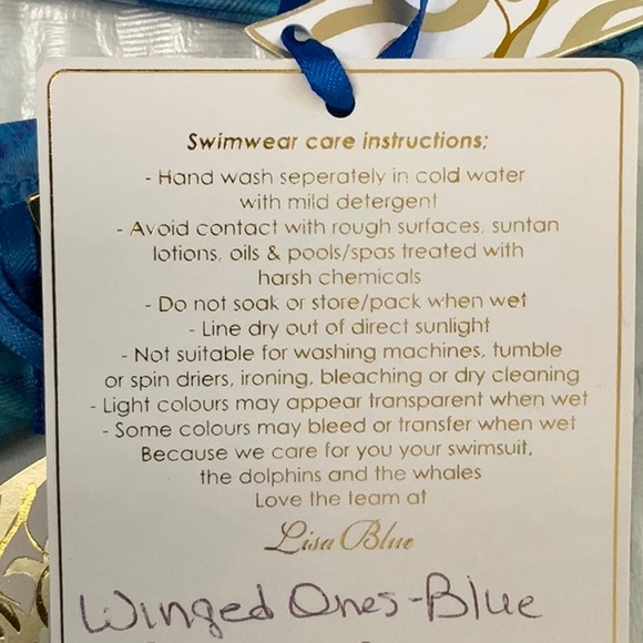 Lisa Blue bikini Winged Ones - Celestial Blue (#20) - Picture 13 of 16